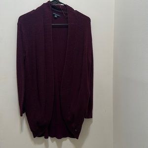 American eagle maroon cardigan